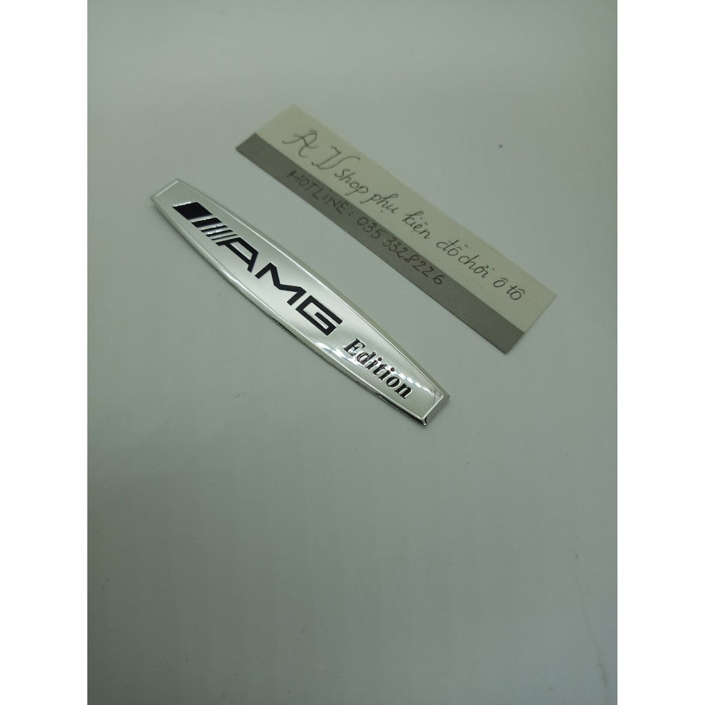 Miếng dán AMG edition bằng kim loại nguyên khối