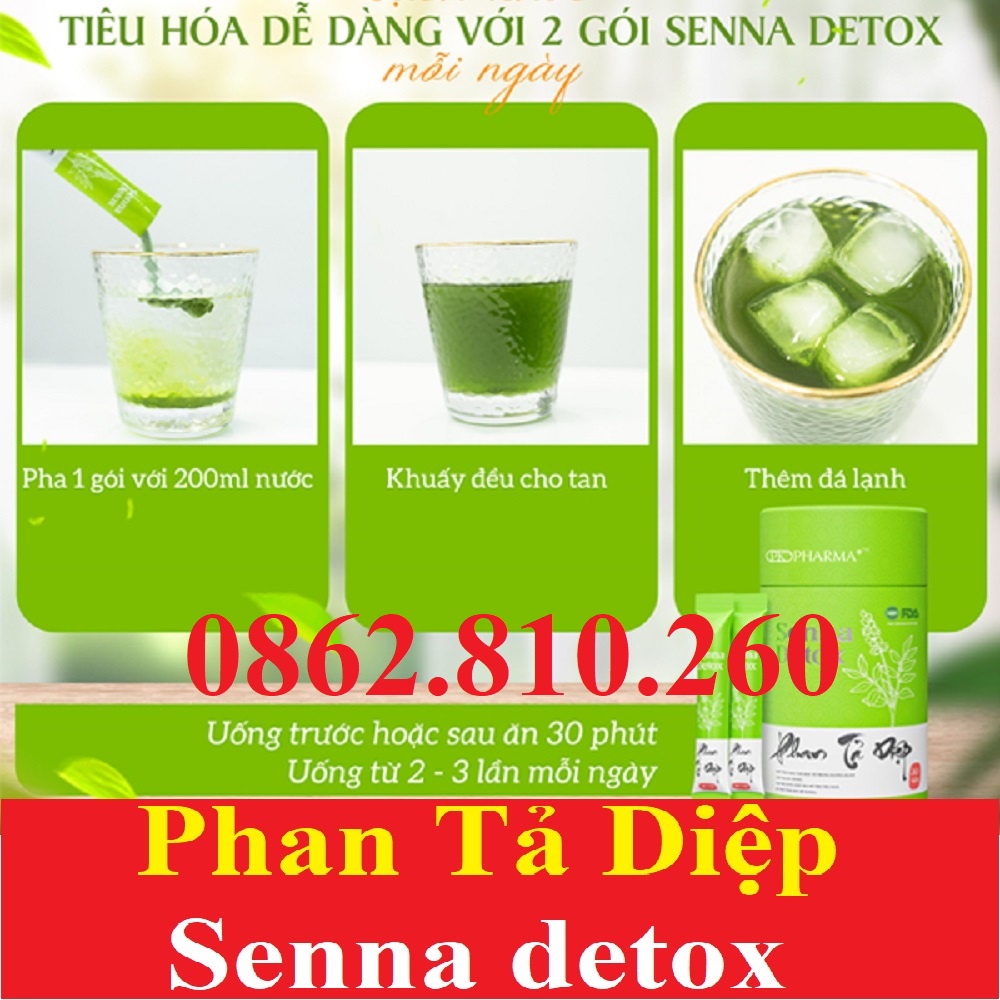 Phan Tả Diệp senna detox Thải độc ruột Dr Lacir mẫu mới 2023