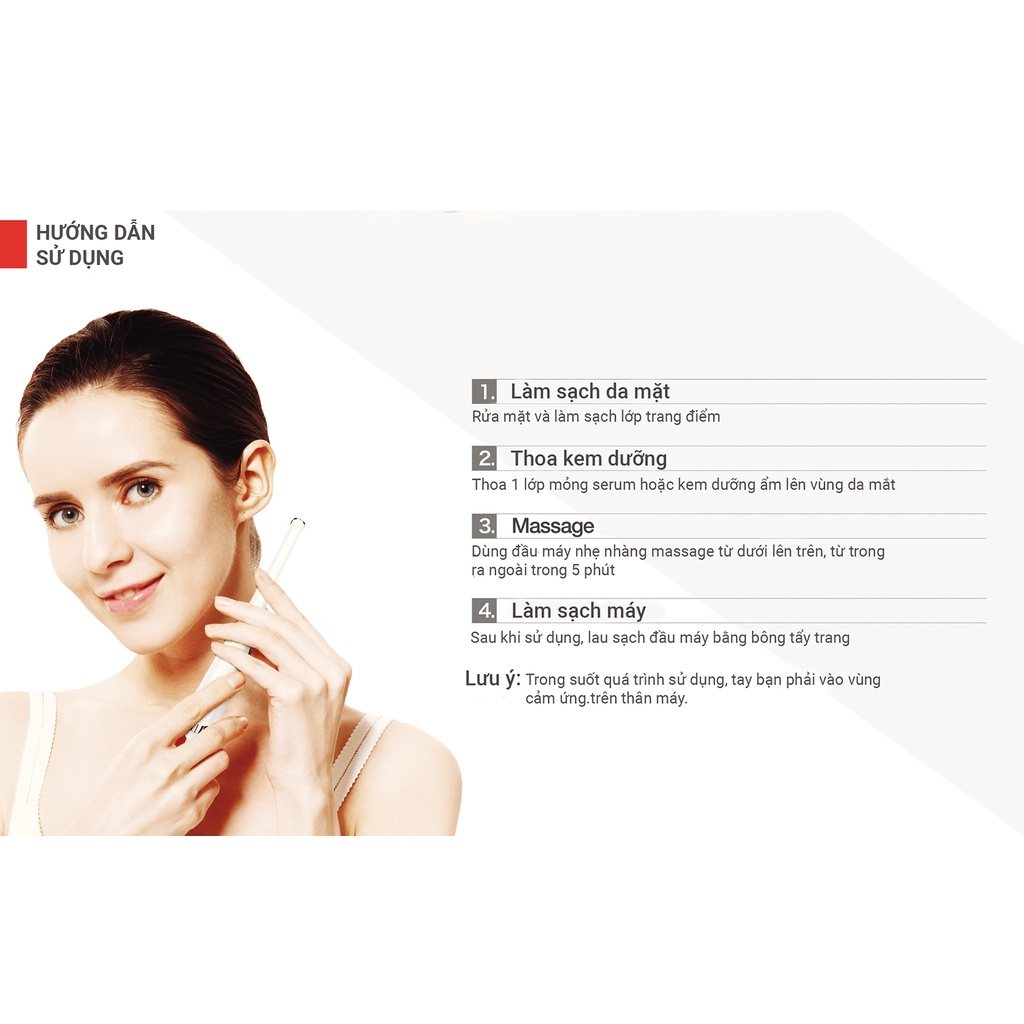 Máy nâng cơ mặt, máy massage chống lão hóa và trị liệu mắt Lifetrons EM-700 - Bảo hành chính hãng 12 tháng