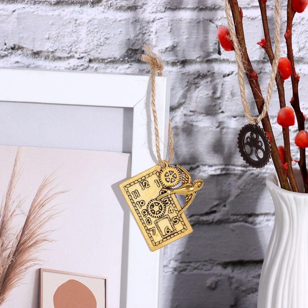 OKDEALS 50g Mặt Dây Chuyền Hình Đồng Hồ Hợp Kim Kẽm