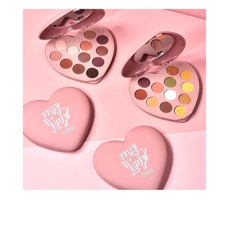 ( Mới ) Bảng phấn Mắt Trái Tim My Love Suikone 12 Ô | BigBuy360 - bigbuy360.vn