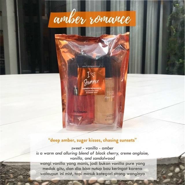 Set 2 chai xịt thơm body Vic amber và amber shimmer 75ml skkh | Thế Giới Skin Care