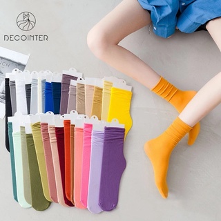 Vớ Dài Dáng Rộng Nhiều Màu Thoáng Khí Thời Trang Mùa Hè Cho Nữ