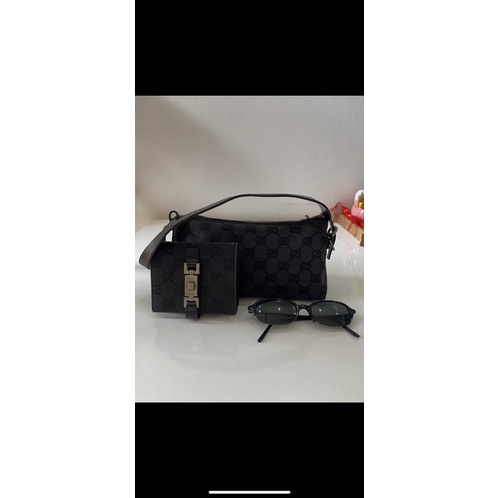 Ví gc vải phối da