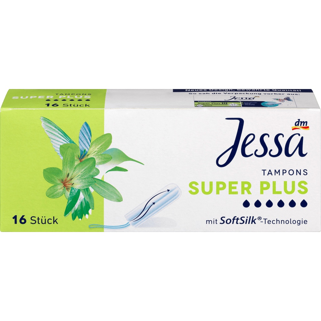 Băng vệ sinh dạng ống Jessa &amp; OB, tampon có cần đẩy mềm mại siêu thấm hút - Shop Viloet