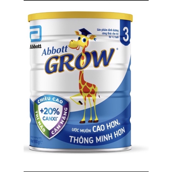 Combo 2 lon Sữa Abbott Grow 3 900g