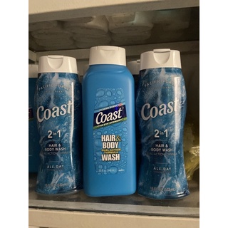 Sữa tắm gội Coast 2 in 1 532ml
