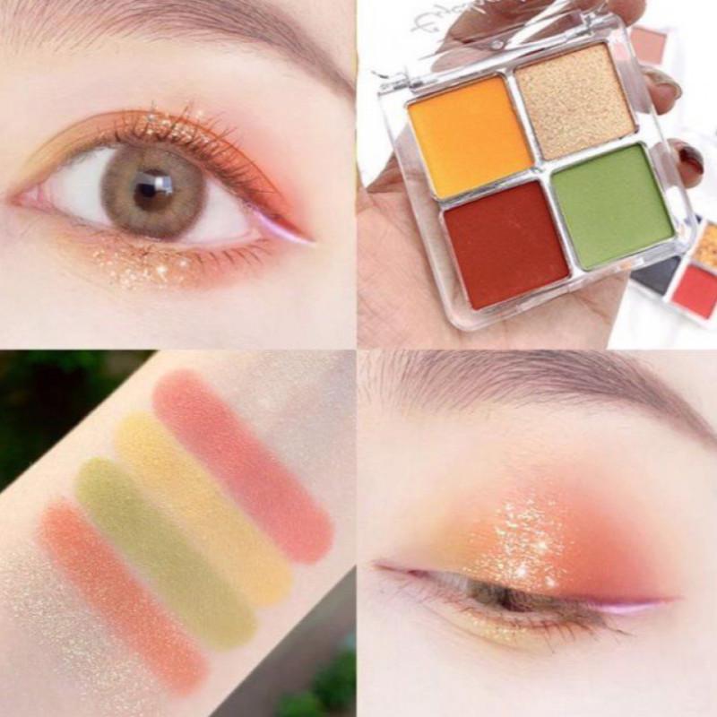 Bảng Phấn Mắt Bốn Màu Phong Cách Hàn Quốc Thời Trang