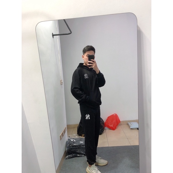 Quần nỉ jogger dài pants M L B Ny hàn quốc basic trơn một màu đơn giản đẹp