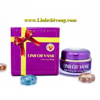 Kem dưỡng trắng da chống nắng Linh Chi Vàng 22g