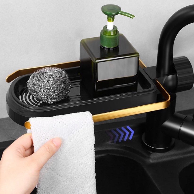 Giá Đỡ Bọt Biển Rửa Chén 21CM Có Thể Điều Chỉnh Sắp Xếp Gọn Gàng Cho Nhà Bếp Nhà Tắm