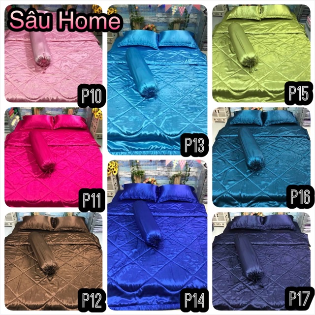 Trọn Bộ Drap Phi Lụa Cao Cấp Full 5 món | BigBuy360 - bigbuy360.vn