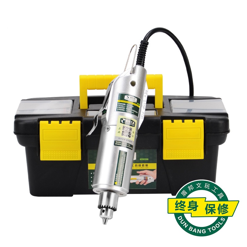 Máy khoan, cắt, mài cầm tay sử dụng động cơ không chổi than chuyên dùng DIY, chế tạo đá quý, gỗ, lũa, đồ nhựa, inox