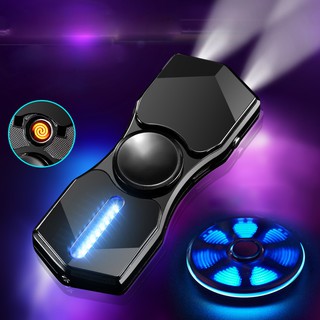 Con quay spinner hồng-ngoại kiêm đèn pin sạc điện usb tạo 12 hiệu ứng đèn led