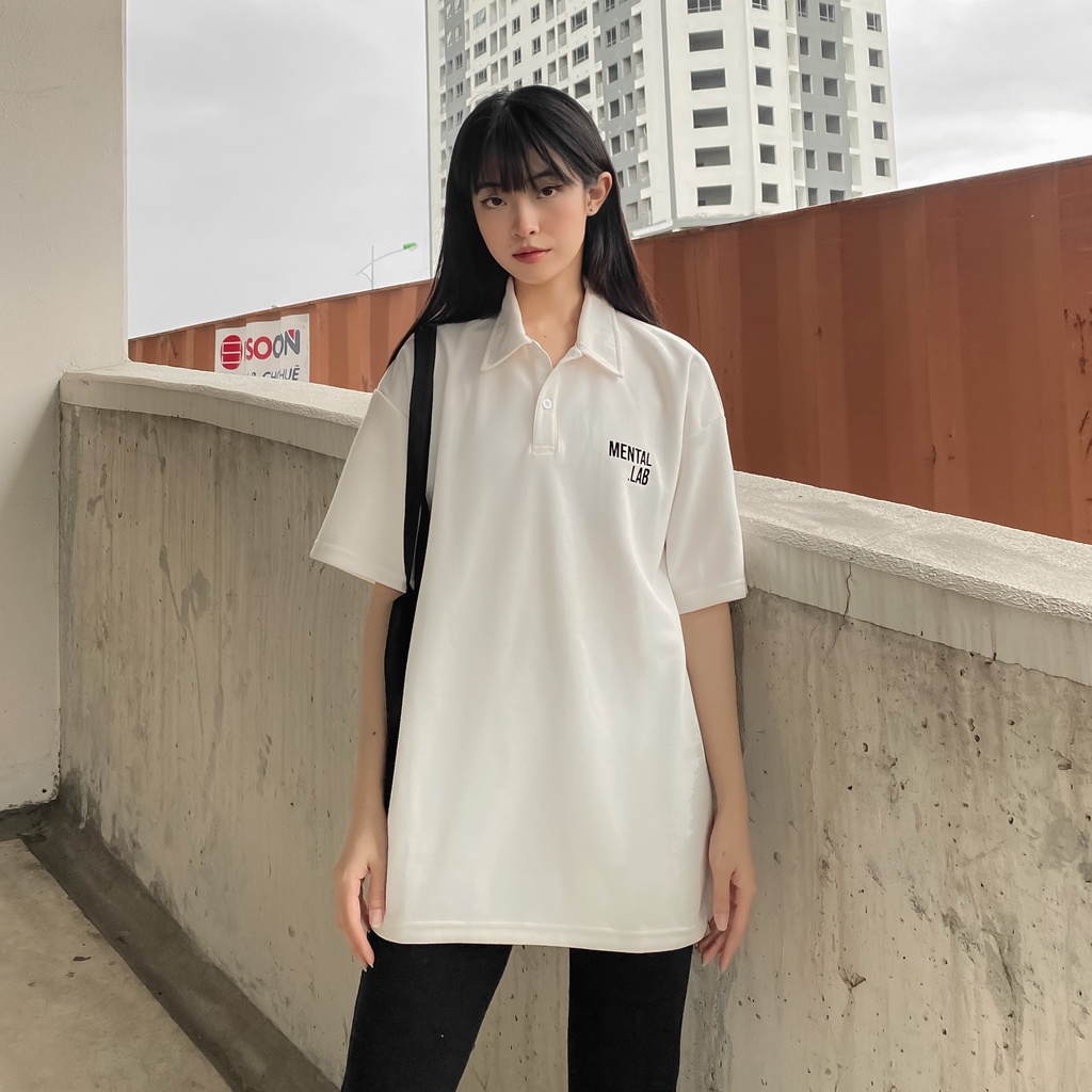 Áo Polo Cao Cấp In Nổi MENTAL® Essential Motif Polo Shirt