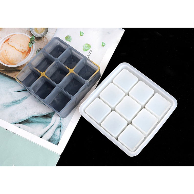 Khuôn silicon làm khay đựng son trong Resin handmade