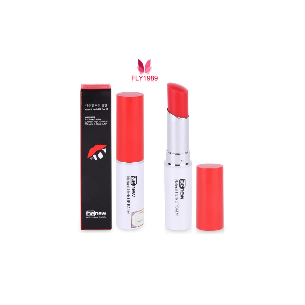 [ Chính Hãng ] Son Siêu Dưỡng, Chống Thâm Môi, Có Màu Hàn Quốc -  BENEW NATURAL HERB LIP BALM LB03