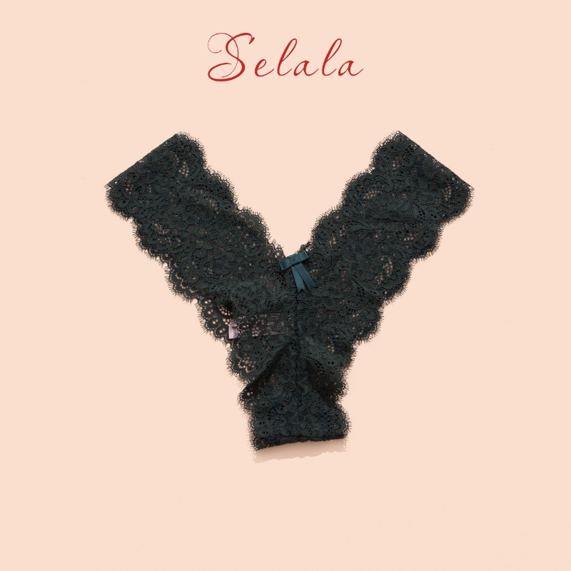 Quần Lọt Khe Selala Ren Siêu Quyến Rũ Thoải Mái Tôn Vòng 3 Cực Sexy QLK07