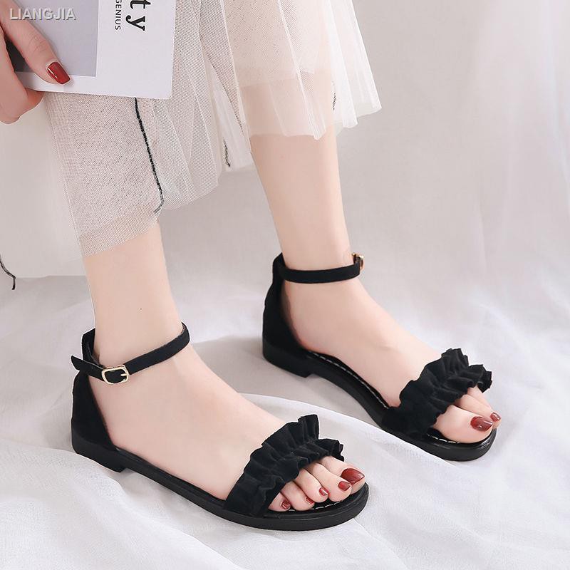 Giày Sandal Nữ Đế Thấp Thời Trang Hè 2020