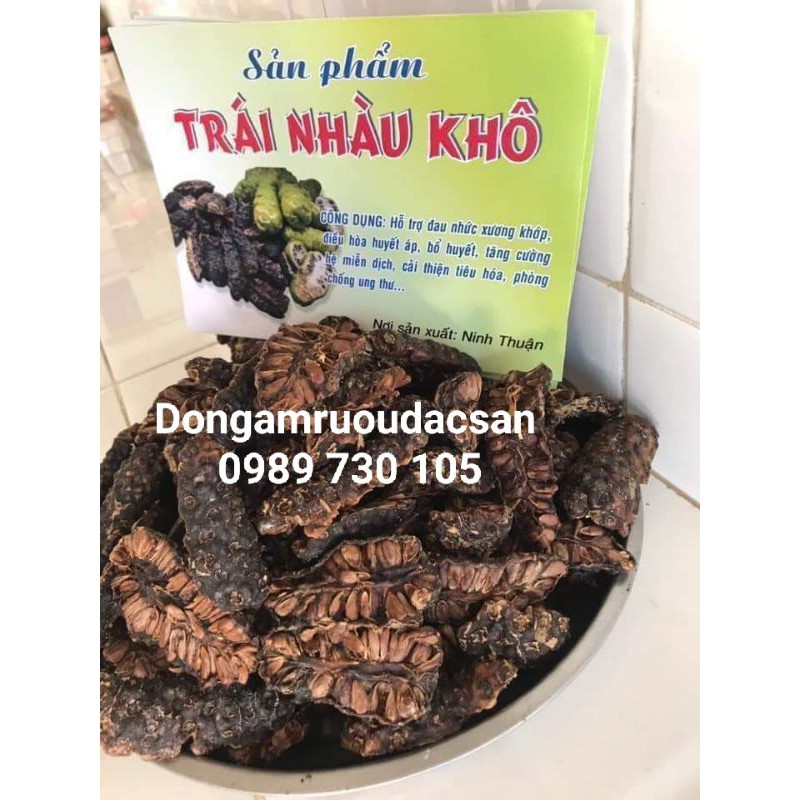 [Mã 267FMCGSALE giảm 8% đơn 500K] QUẢ NHÀU KHÔ CHỌN TO 1KG