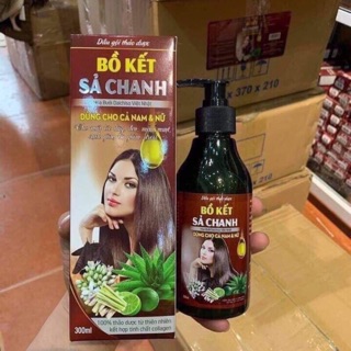 DẦU GỘI BỒ KẾT-SẢ CHANH-HOA BƯỞI 300ML DÙNG CHO CẢ NAM VÀ NỮ