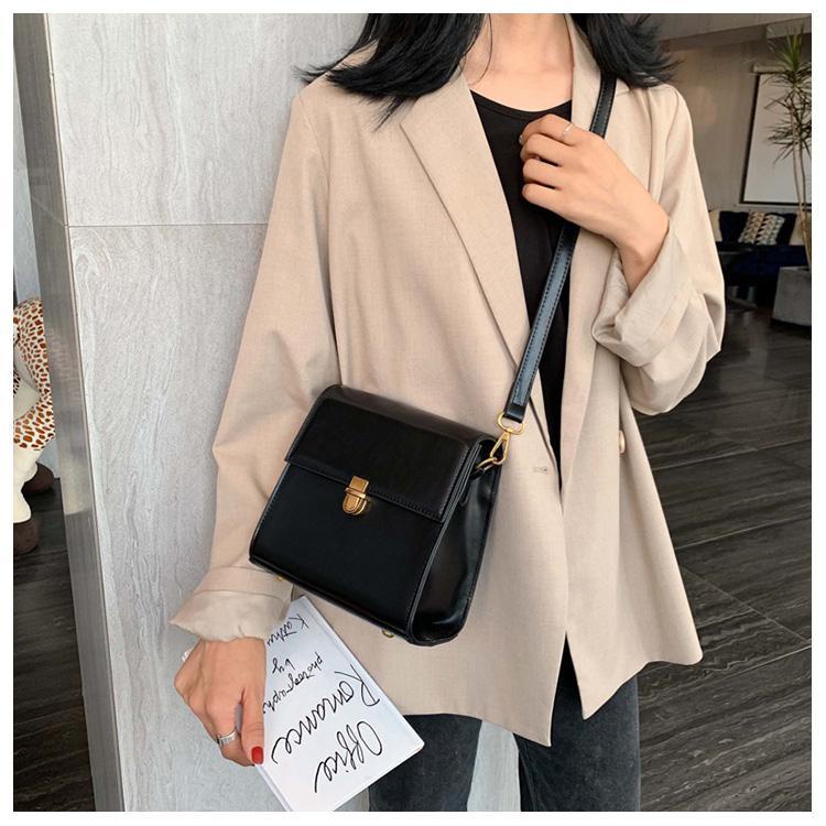Túi Đeo Chéo Da Pu Phong Cách Retro Thời Trang Cho Nữ