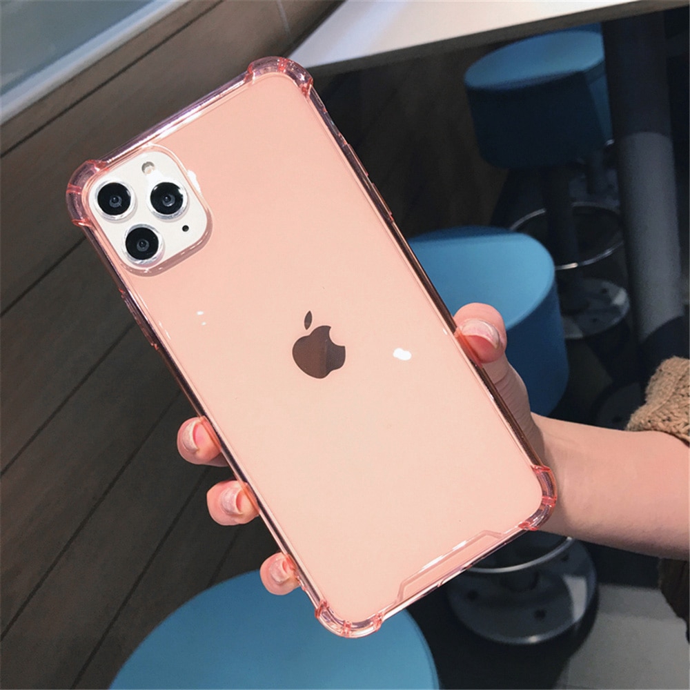 Ốp Điện Thoại Tpu Mềm Trong Suốt Chống Sốc Màu Kẹo Cho Iphone 11 Pro X Xr Xs Max 6 6s 7 8 Plus | BigBuy360 - bigbuy360.vn