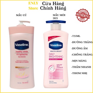 Sữa Dưỡng Thể Làm Trắng Da, Dưỡng Ẩm, Chống Nắng Vaseline Heathy White 725ml