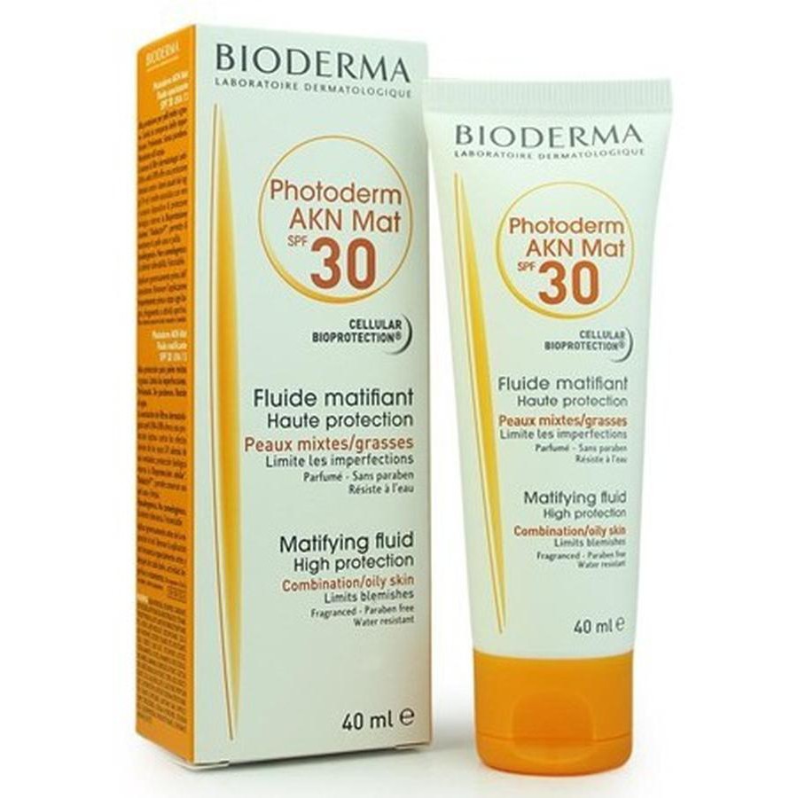 Kem Chống Nắng Da Dầu Mụn Bioderma Photoderm AKN Mat SPF 30 (40ml)