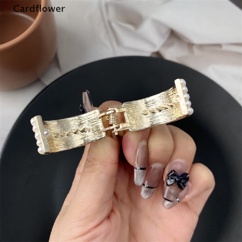 &lt; Cardflower &gt; Kẹp Cố Định Tóc Đuôi Ngựa Chống Chảy Xệ Mạng Internet Cao Cấp Cho Nữ