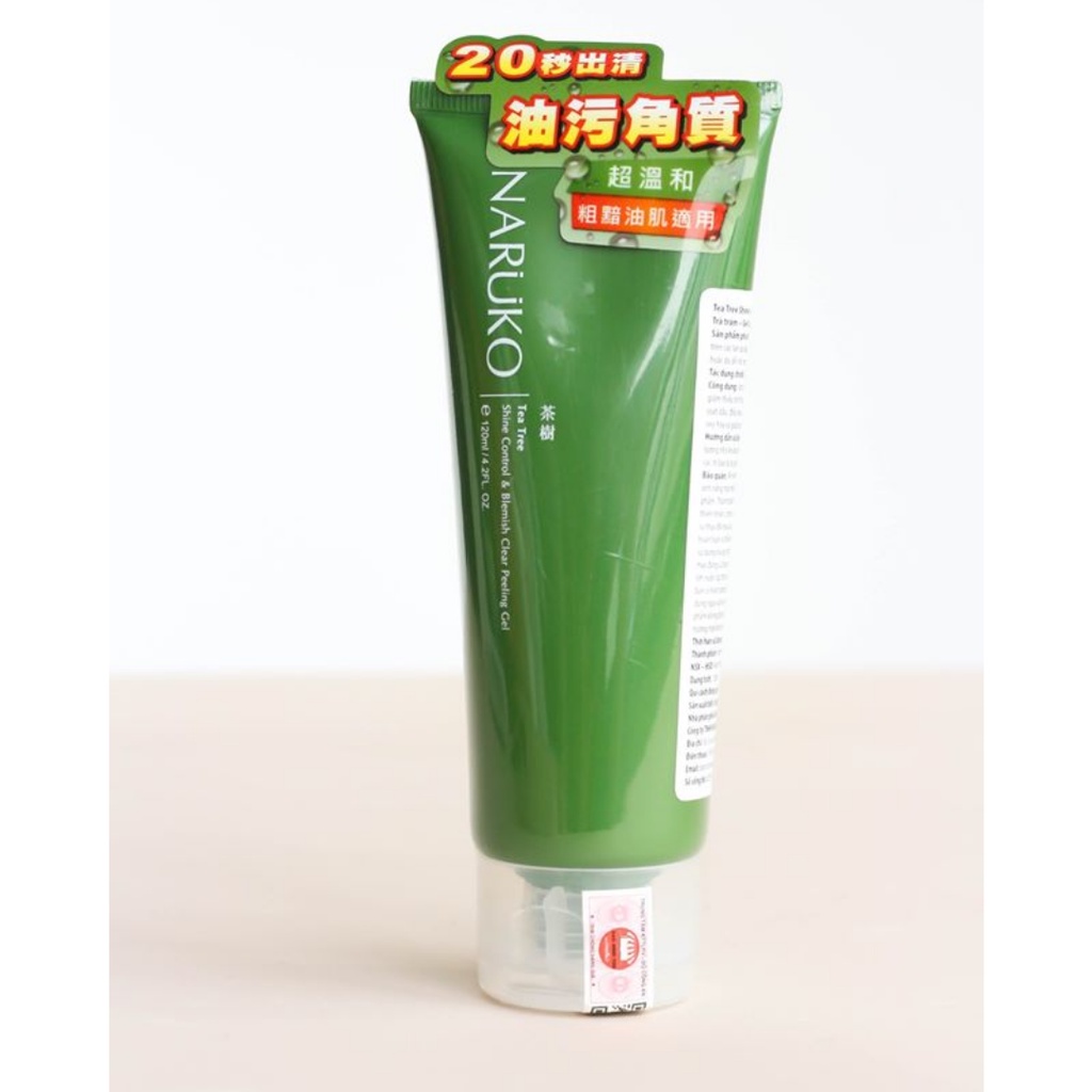 Gel Tẩy Tế Bào Chết Cho Da Dầu Mụn Naruko Tea Tree 120ml