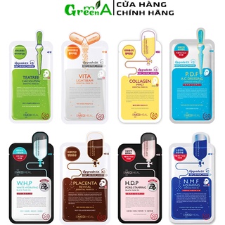 Mặt Nạ Mediheal NHẬP KHẨU CHÍNH HÃNG Mặt Nạ Giấy (Miếng lẻ) 6 Dòng H.D.P, N.M.F, TEATREE, PLACENTA, VITA, COLLAGEN