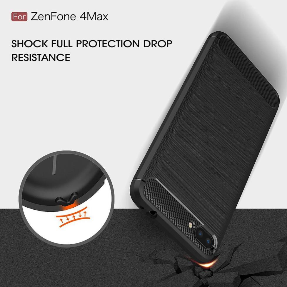 Ốp lưng chống sốc Asus Zenfone 4 Max 5.5 inch ZC554KL Hiệu Likgus vân kim loại (chống va đập) - Hàng chính hãng