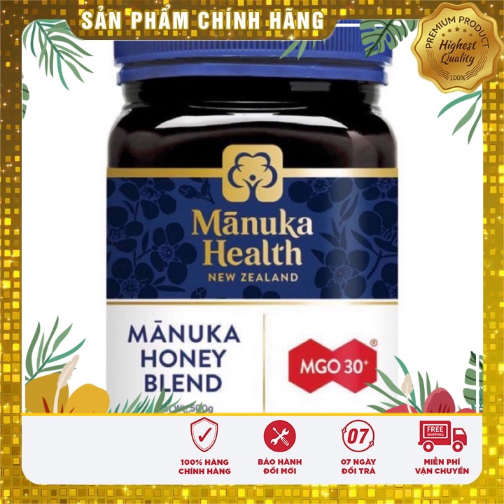 Mật ong MANUKA New Zealand MGO 573+ 500gr Manuka Health Honey Mật ong Úc UMF Kfactor 400+ 263+ 115+