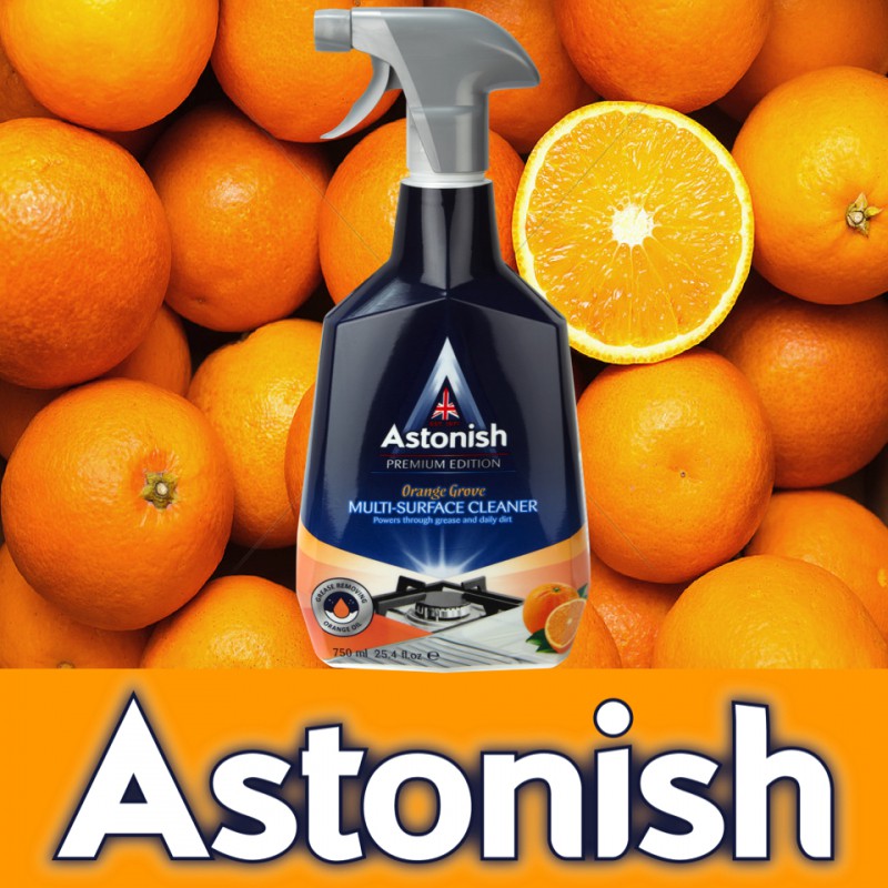 BÌNH XỊT VỆ SINH BẾP HƯƠNG CAM ASTONISH C6790 750ML