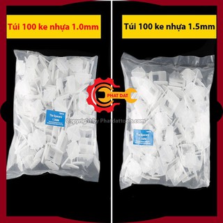 Túi 100 Ke Cân Bằng Ốp Lát Gạch 1.0-1.5-2.0mm Tùy Chọn