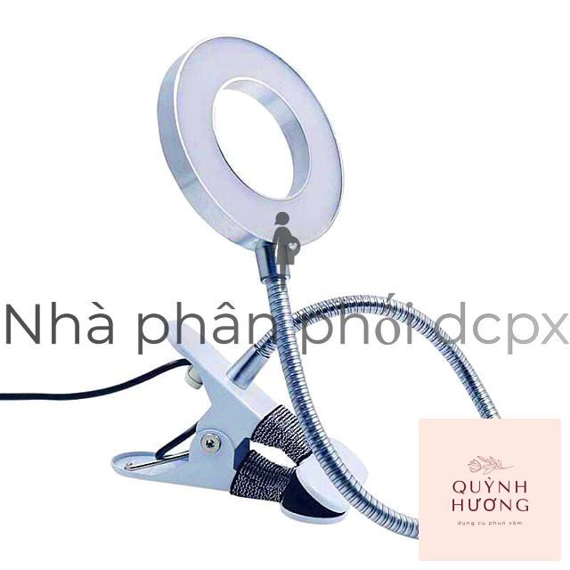 Đèn Led Mini Kẹp Bàn Làm Phun Xăm, Nail, Nối Mi , 2 Chế Độ Sáng