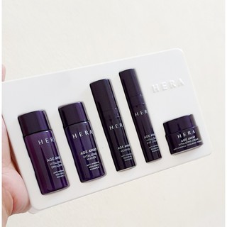 [AUTH 100%] Set mini Hera Tím AGE AWAY 5 CHAI CHĂM SÓC DA CHUYÊN SÂU