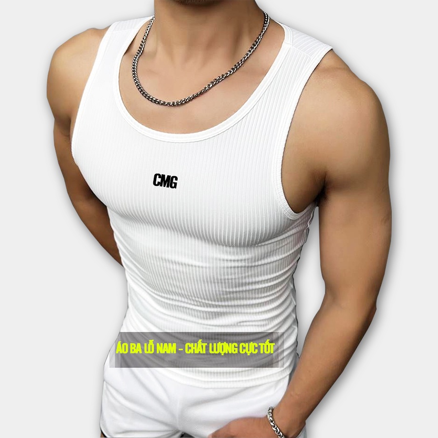 Áo 3 lỗ nam body, tập thể thao, gym, chất thun gân mặc cực mát cực thích