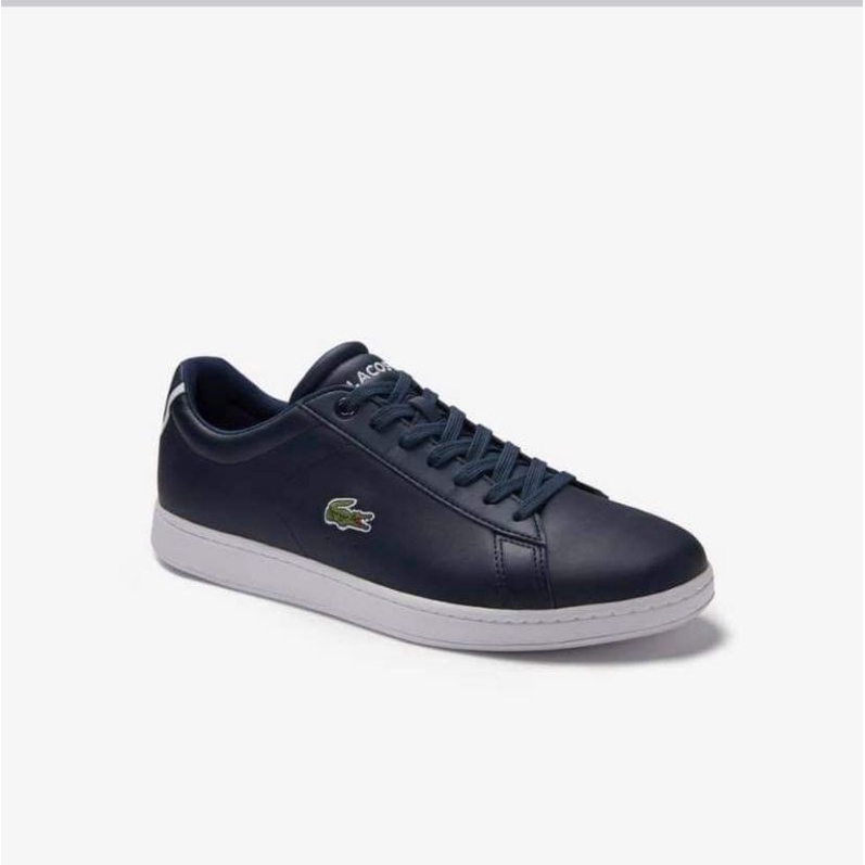 Giầy nam đen Cá Sấu Lacoste