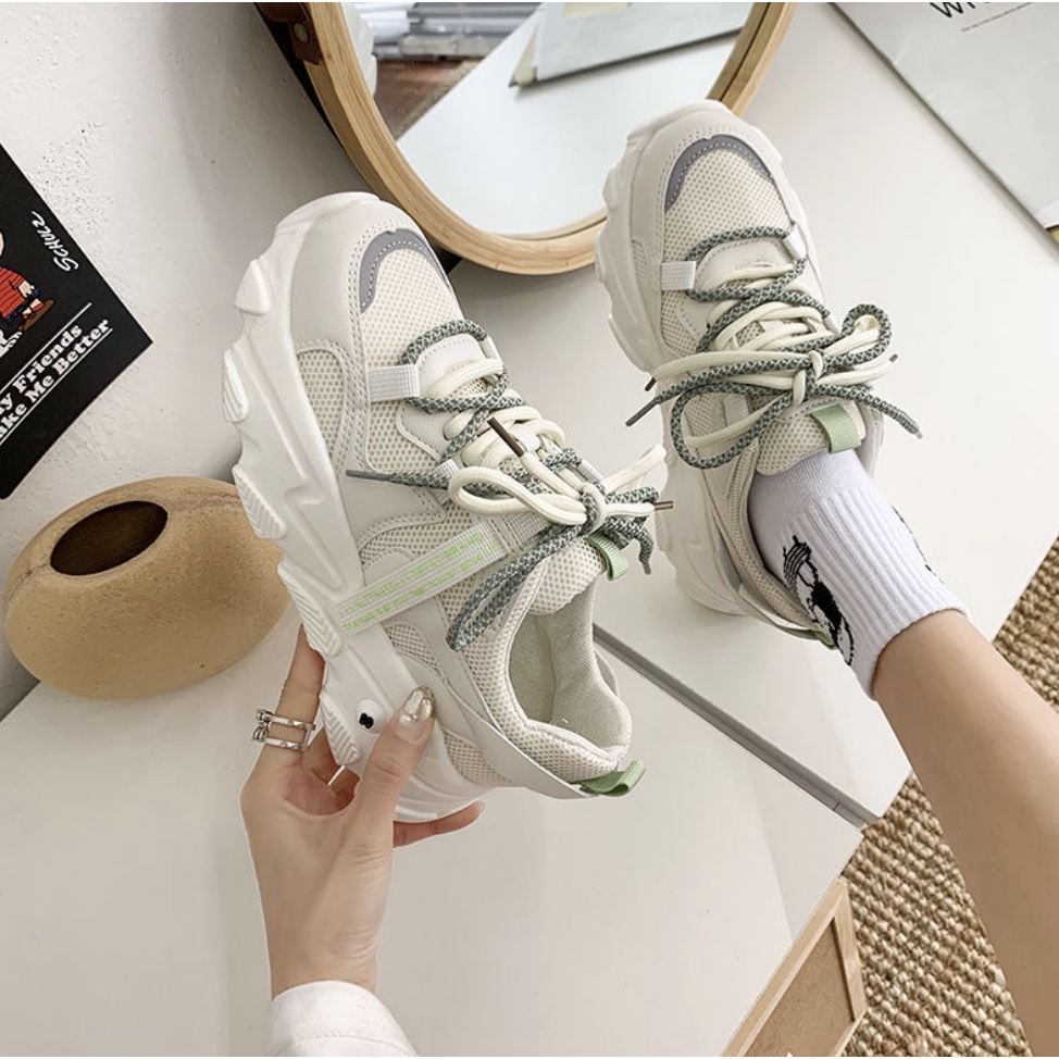 Giày thể thao nữ khuynh hướng cao cấp 😍Phản quang😍