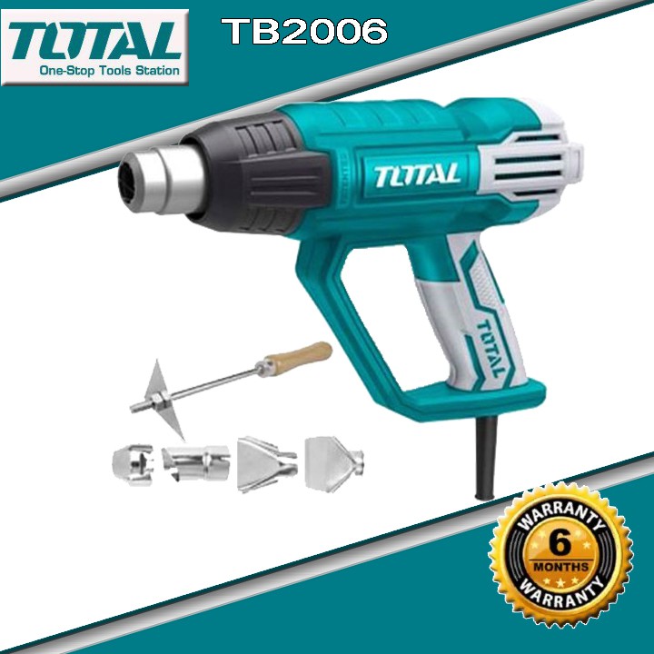 [100% Chính hãng] Máy thổi nhiệt, thổi hơi nóng TOTAL TB2006 2000w bảo hành 3 tháng