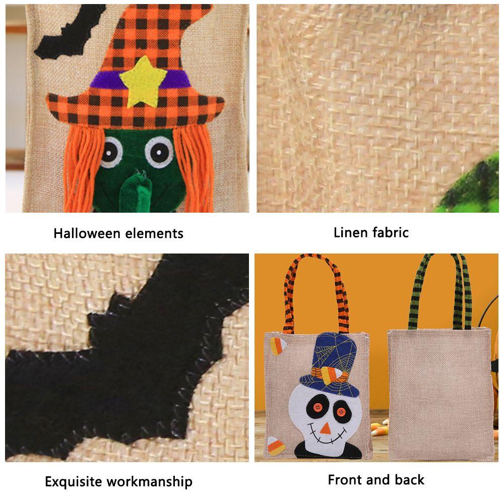 Túi Tote In Hình Phù Thủy Trang Trí Halloween
