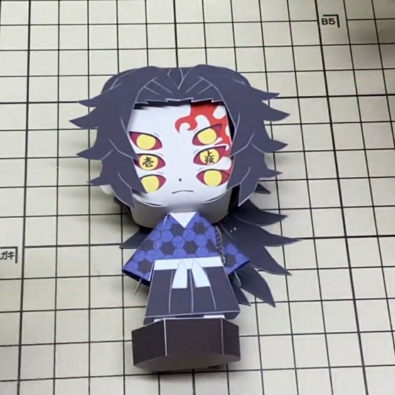 Mô hình giấy anime Thượng Huyền Nhất Kokushibou