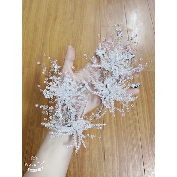 Set cài hạt pha lê xinh