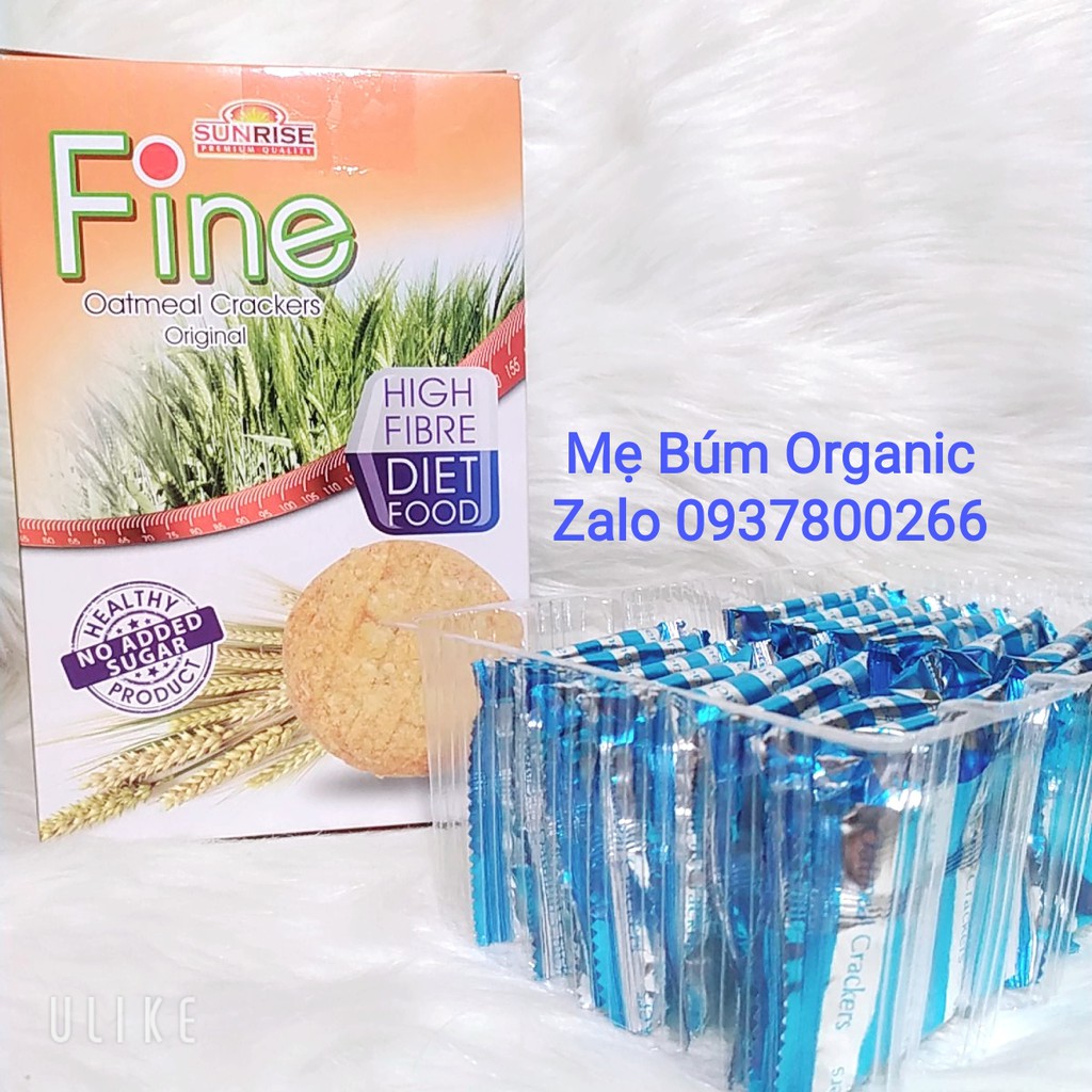 [ HCM Giao Hỏa Tốc]Bánh Yến Mạch Nguyên Chất Ăn Kiêng FINE ( Hộp 178g) rất tốt cho người tiểu đường, ăn kiêng, giảm cân.