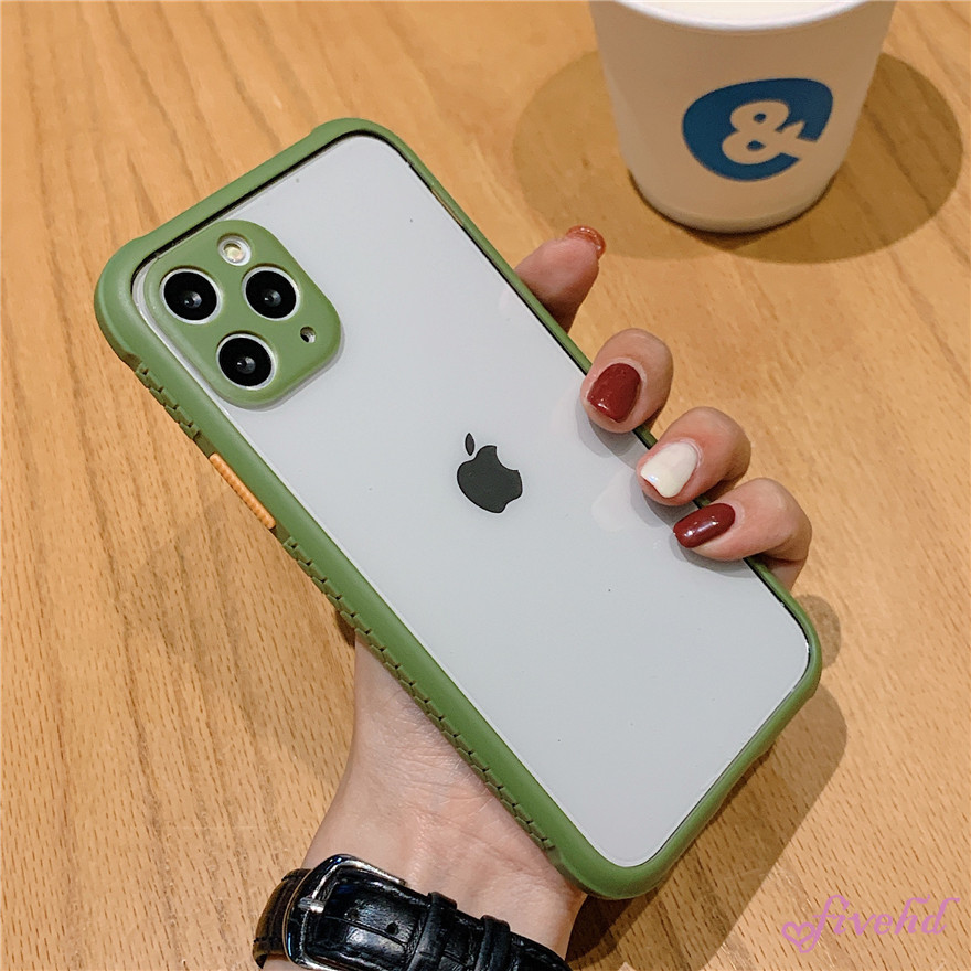 🌈Ready Stock🎁 Ốp điện thoại Acrylic mềm trong suốt màu tương phản cho Samsung A21s A71 A51 A41 A31 A11 A50s A30s A20s A10s A50 A10 | BigBuy360 - bigbuy360.vn