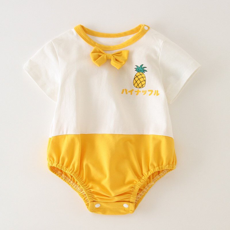 Bodysuit cho Bé, mẫu Body Chip Hè Sơ Sinh vải 100% Cotton Mềm Mịn kiểu dáng dễ thương từ 3-12kg