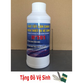Cặn canxi trên inox, thiết bị phòng tắm h*t01 - tẩy rỉ inox - tẩy cặn nước - loại 250ml