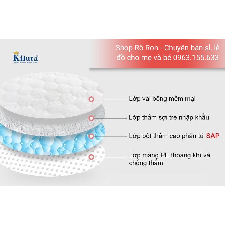 Lót thấm sữa KILUTA siêu mỏng siêu thấm - Lót thấm sữa dùng 1 lần KILUTA - Shop Rô Ron